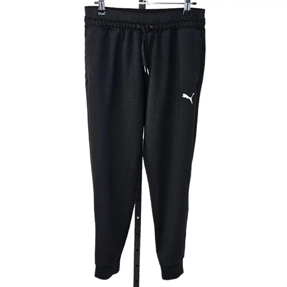 Puma  Women's Double Waistband Joggers Size Small Black